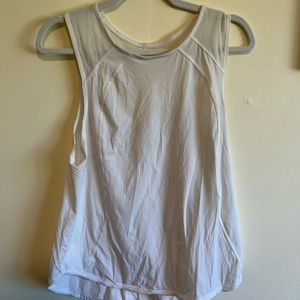 Lululemon white lightweight tank top